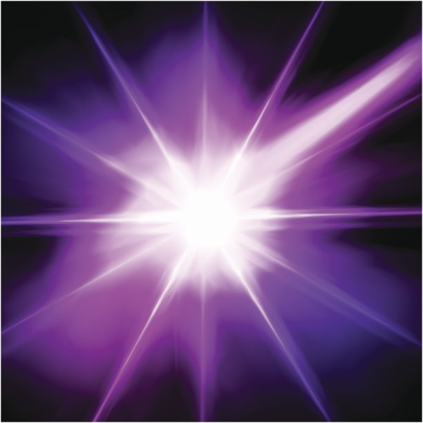 光晕粉色效果。向量素材图片