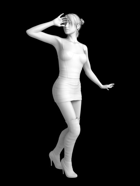 女孩插图图片下载