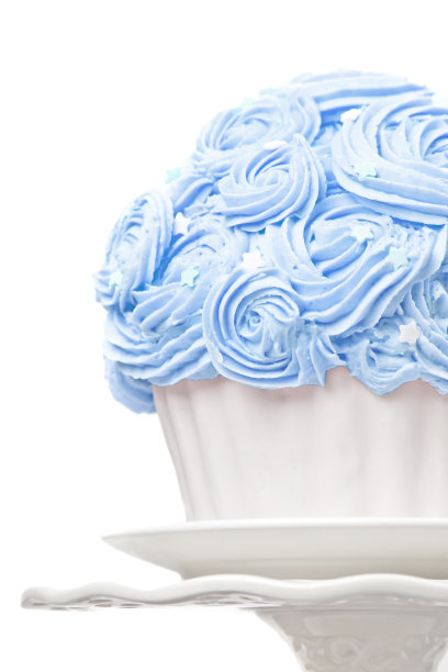 巨型蓝杯蛋糕图片下载