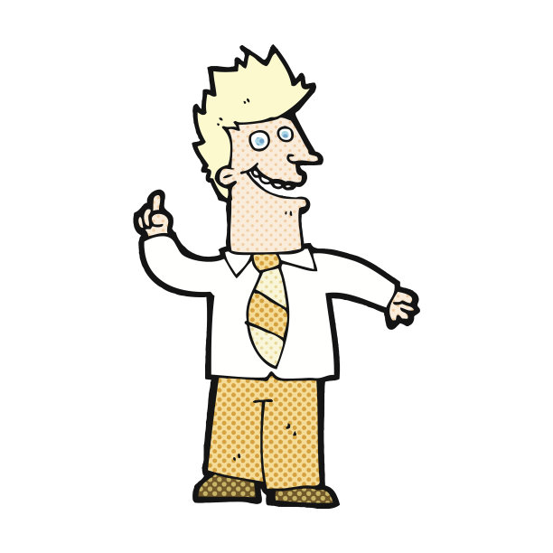 有好主意的漫画卡通人物图片下载