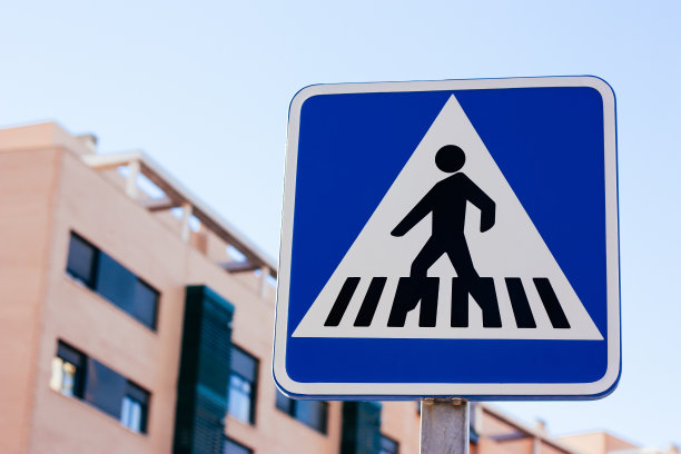 斑马线标志图片下载