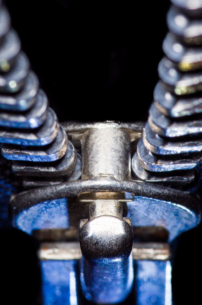 黑色皮革和拉链图片下载