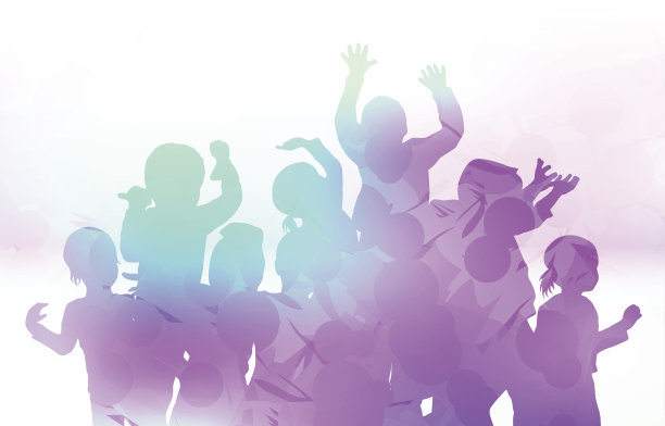 快乐的孩子们一起跳舞图片下载