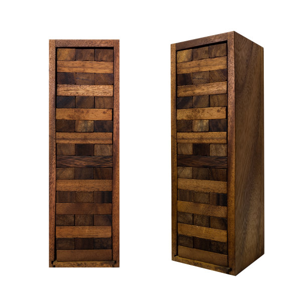 积木木片游戏孤立的白色背景。图片下载