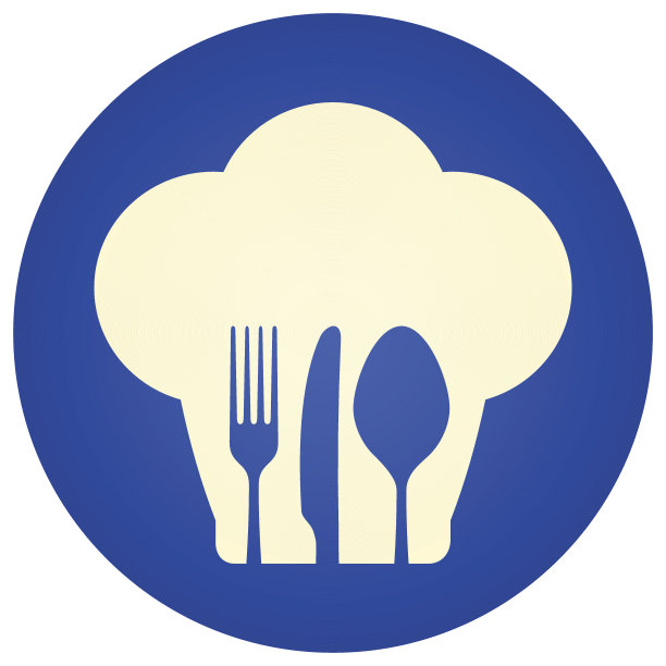 蓝色厨师帽象征图片下载