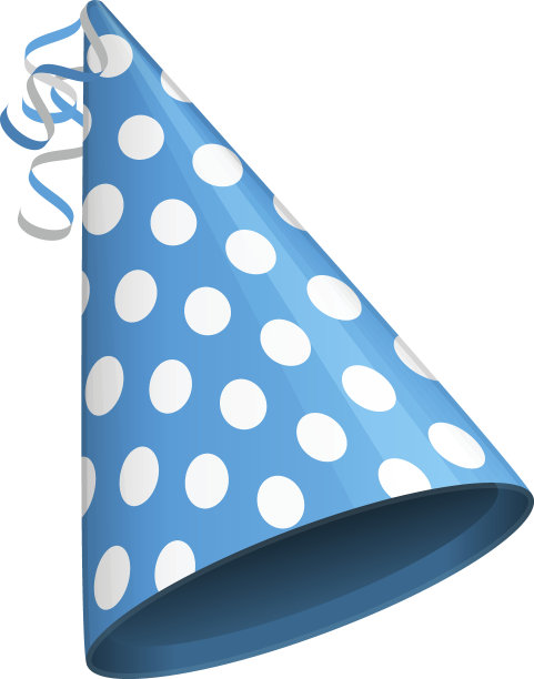 蓝色的帽子。图片下载