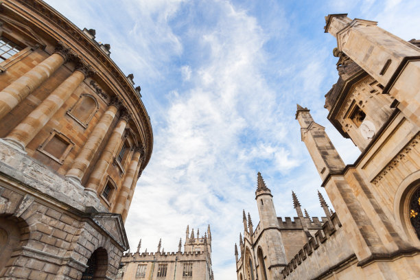 牛津城尖顶图片下载