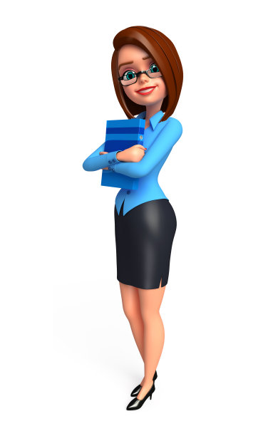 年轻的办公室女孩与日记图片下载