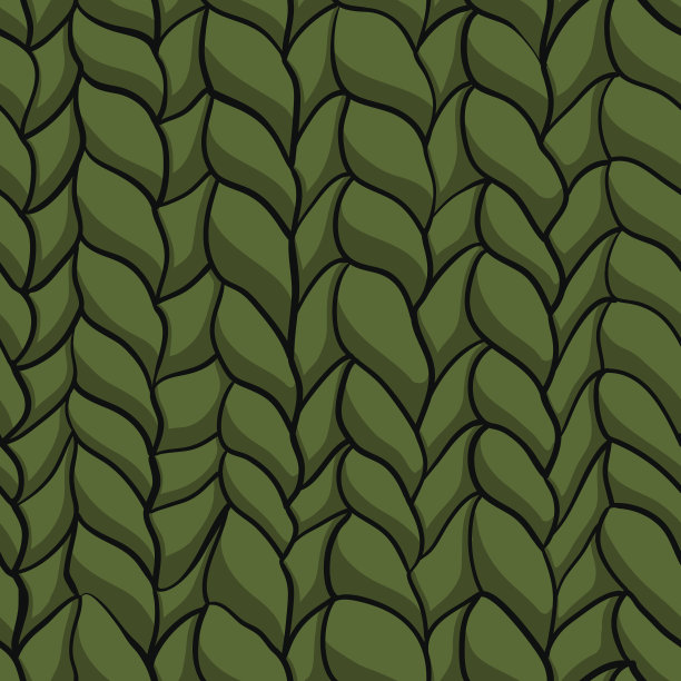 绿色无缝针织花型图片下载