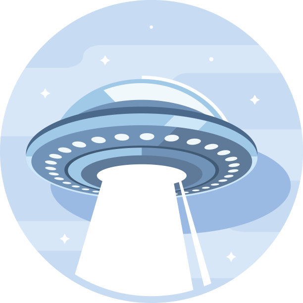 飞行UFO平面图标图片下载