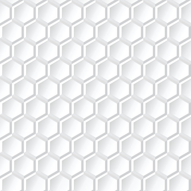 白色背景-几何无缝纹理。素材图片