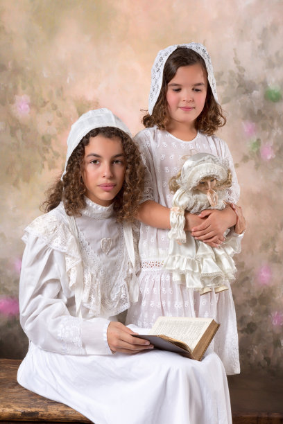 维多利亚时代的女孩图片下载