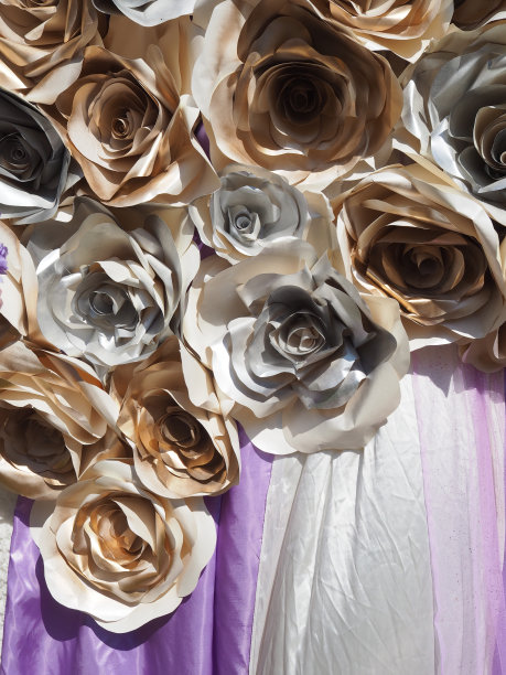 装饰用织物工艺花图片下载