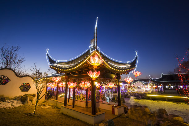 春节彩灯图片素材ID：162028468