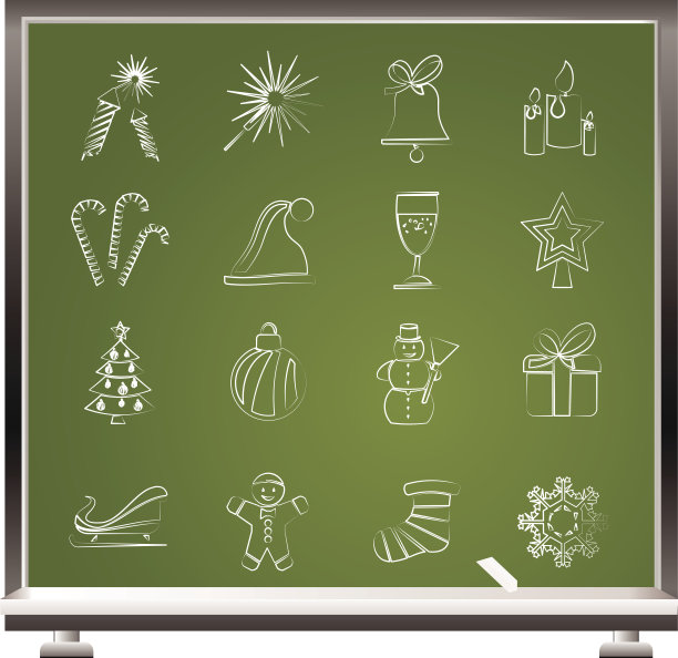 圣诞节和新年的标志图片下载