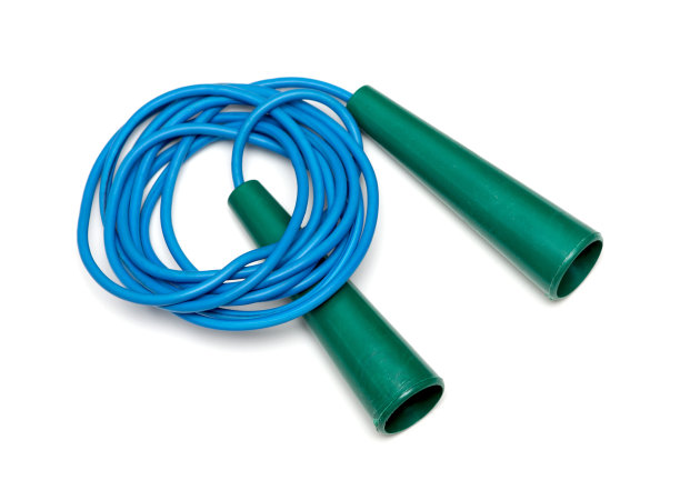 塑料跳绳隔离白色图片下载