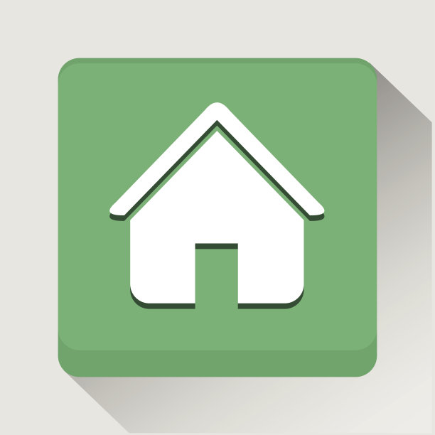 Home图标伟大的任何使用。向量EPS10。图片下载