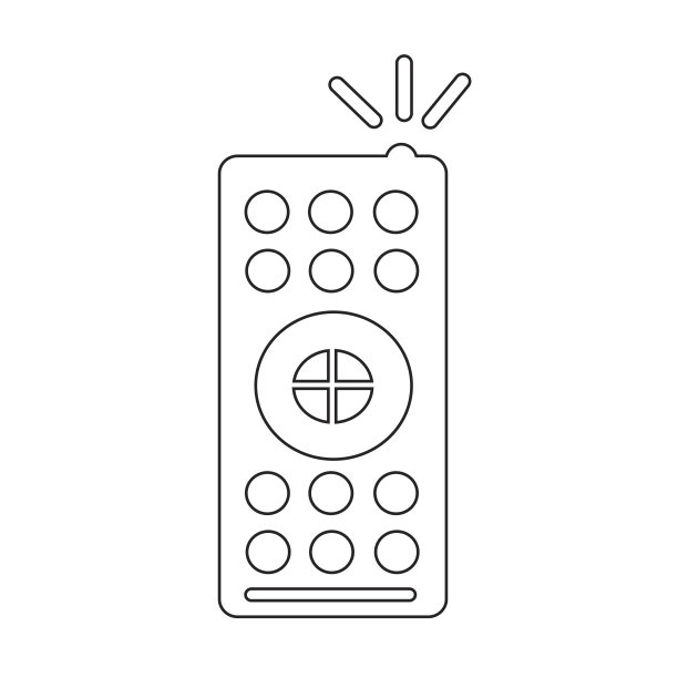 电视遥控器图标图片下载