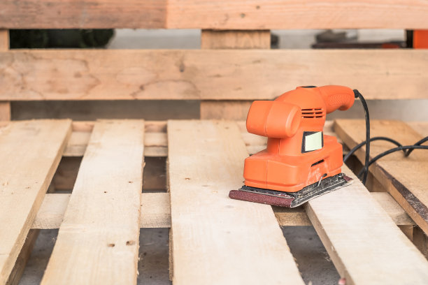 木材砂光机，木工用电动砂光机素材图片