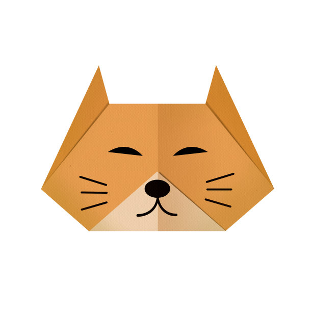 折纸猫(脸)图片下载