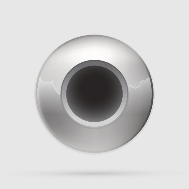 灰色金属纽扣，简约风格图片下载