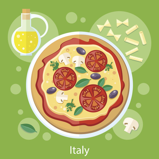 披萨的配料图片下载