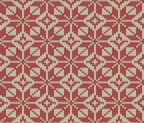 无缝矢量针织背景图片下载