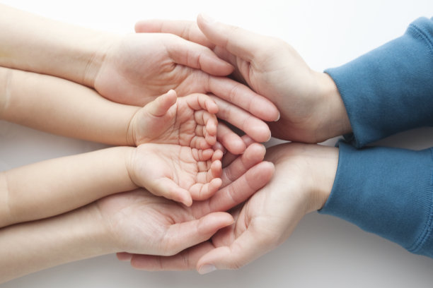 家族的手图片下载