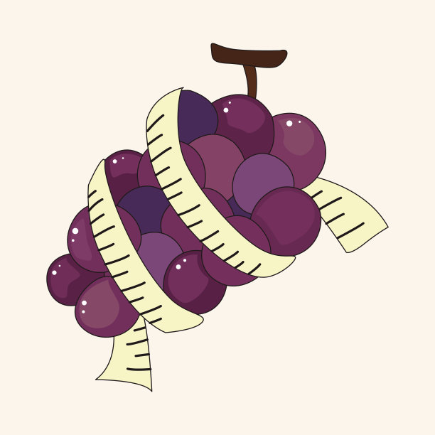 蔬菜和水果主题元素图片下载