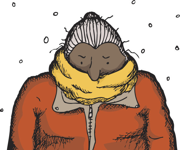 穿着冬装的印度女子图片下载