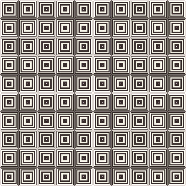 向量无缝模式。黑白抽象背景。素材图片