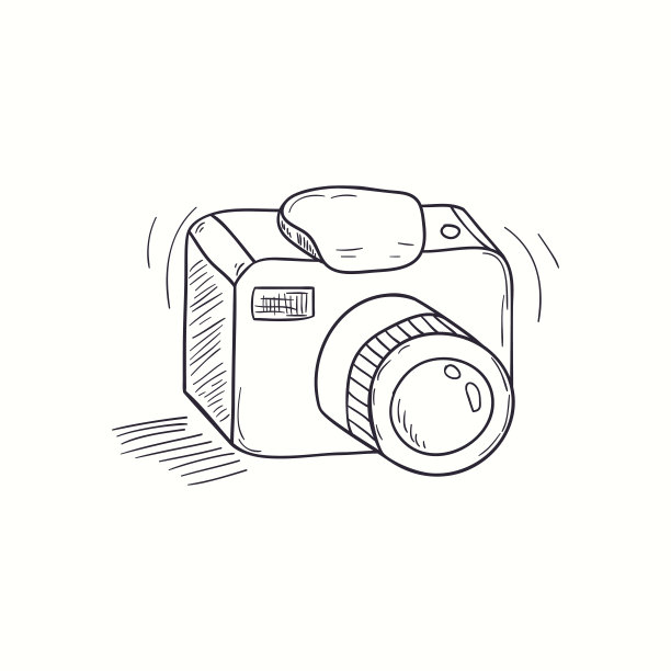 草图数码相机桌面图标图片下载