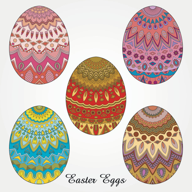 复活节彩蛋集合图片下载