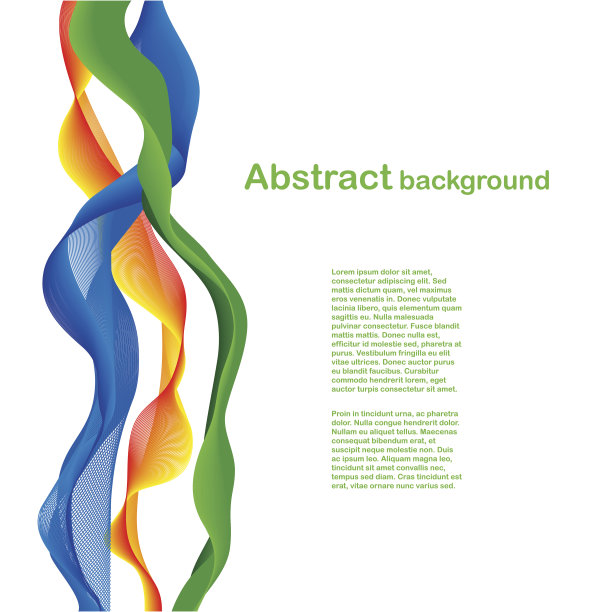 彩色背景文字图片下载