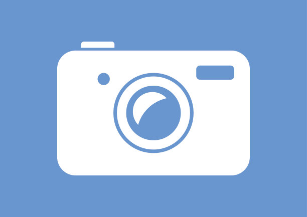 白色的相机图标图片下载