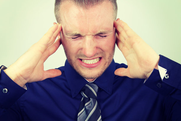 头痛的商人图片下载