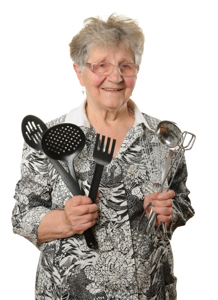 高级厨师孤立在白色图片下载