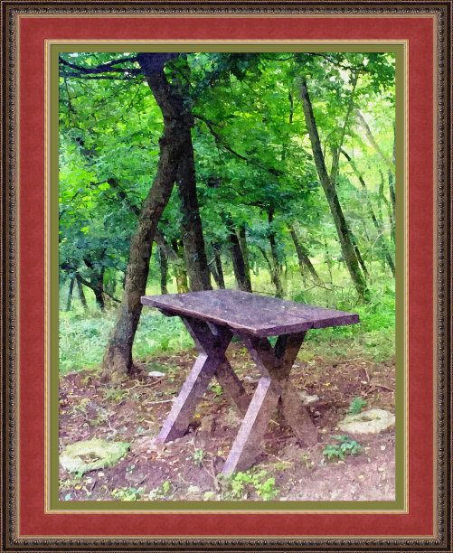 木桌(画法技法)图片下载