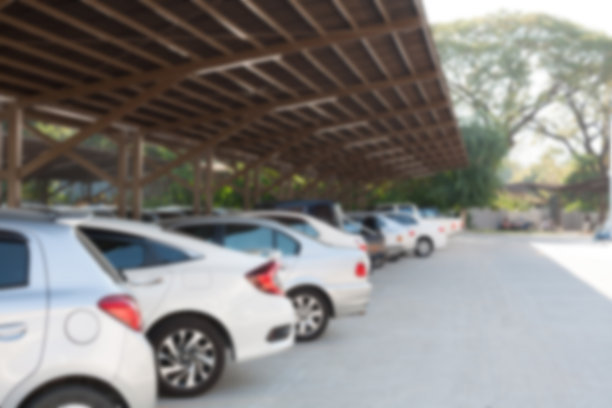 模糊停车场图片下载