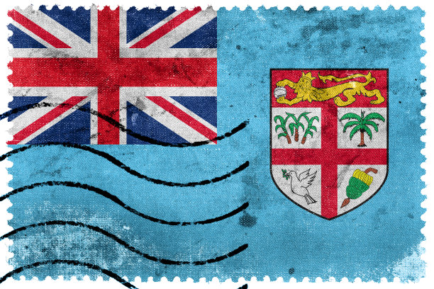 斐济国旗旧邮票图片下载