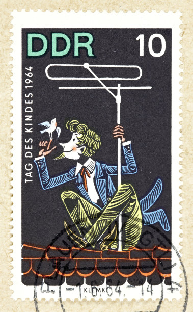 邮票东德十儿童节1964图片下载