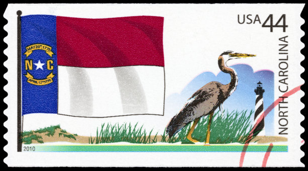 北卡罗来纳州的国旗图片下载
