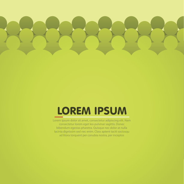 背景人物头像剪影。向量图片下载