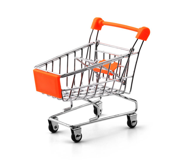 白色购物车图片下载