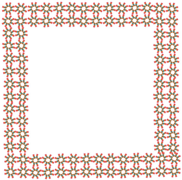 白色背景上的彩色杏仁饼干图片下载