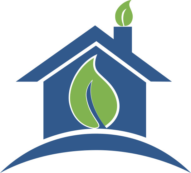 绿色生态住宅标志图片下载