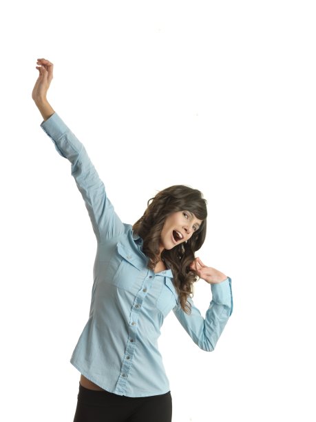 女孩打呵欠图片下载