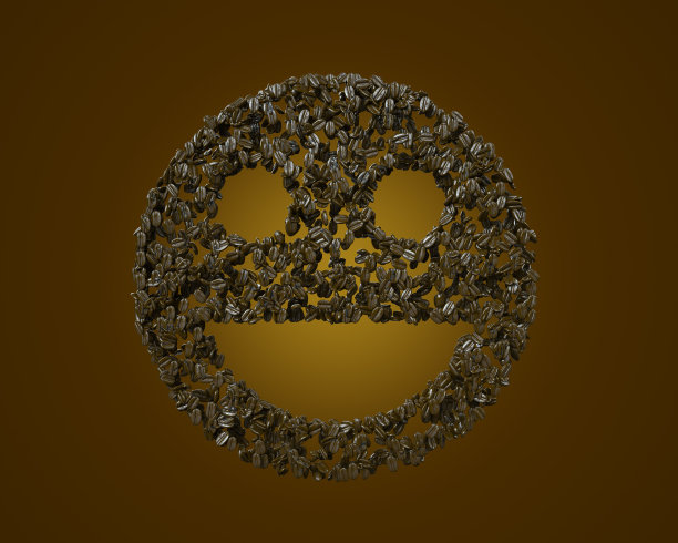 抽象咖啡豆艺术图片下载