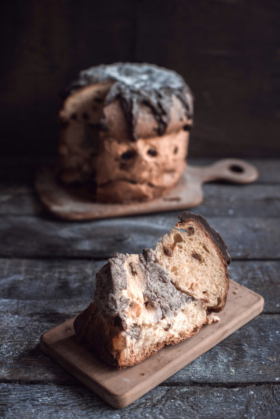 一片潘妮托妮蛋糕图片下载