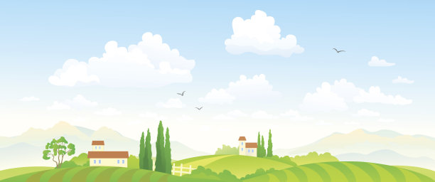 夏天字段横幅图片下载